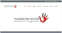 Desktop Screenshot of fundacionayudacolombia.org